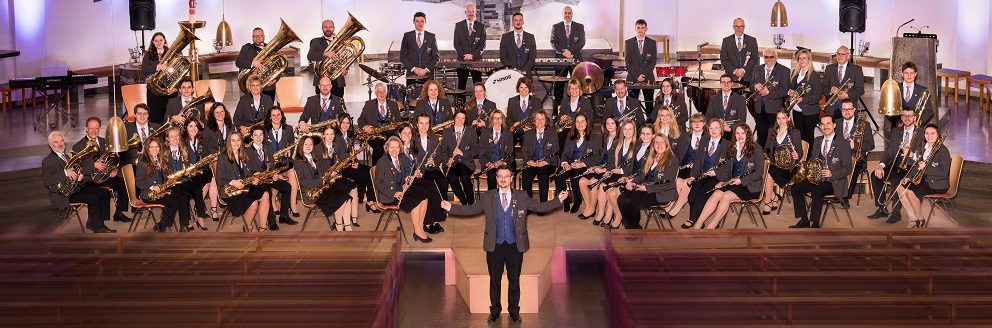 Foto der Stadtmusik Triberg am Weihnachtskonzert 2024 in der Stadtkirche